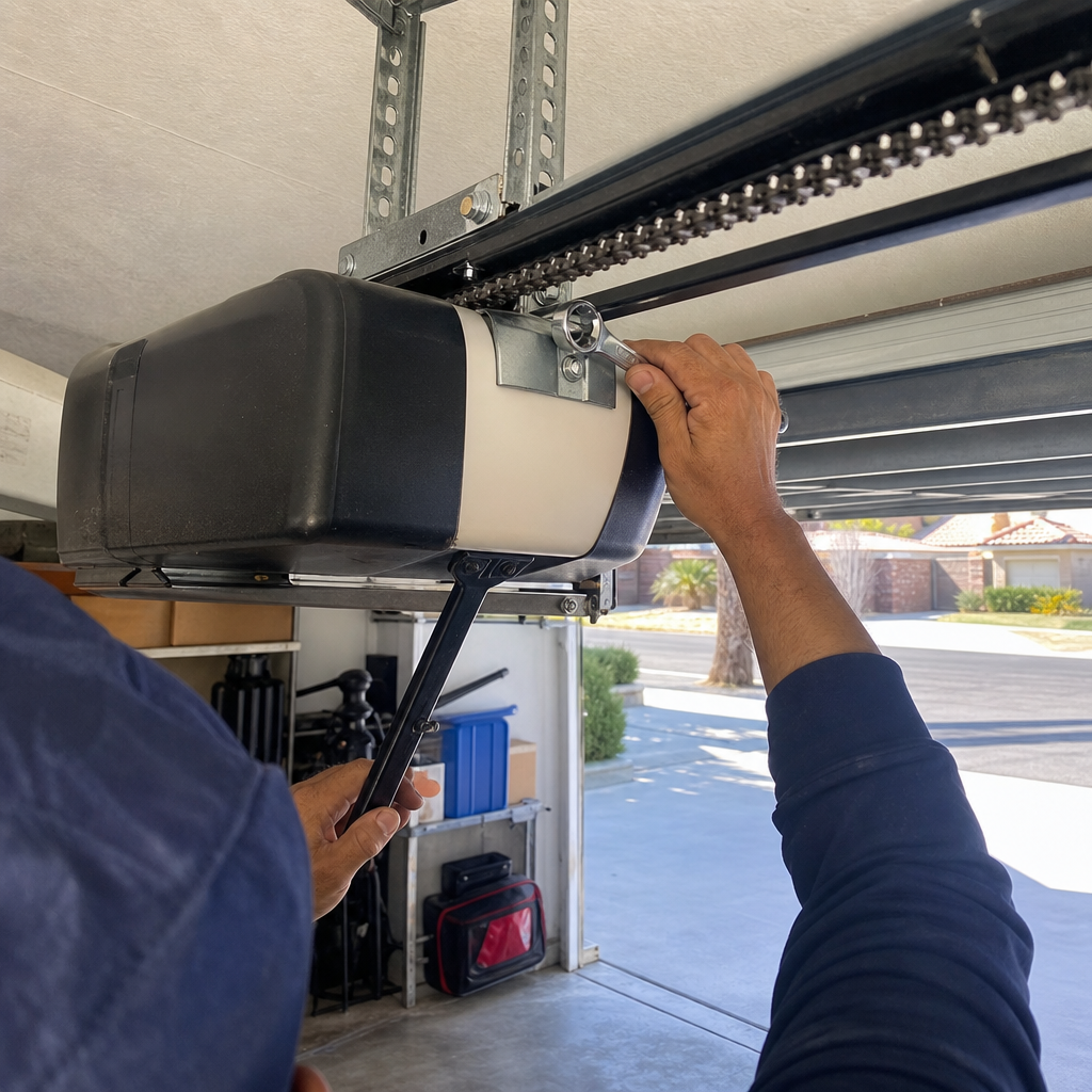 Garage door opener repair and maintenance